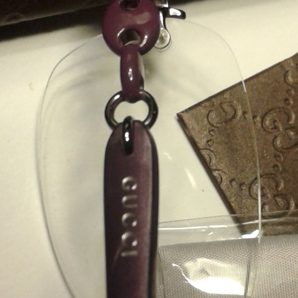 NEW! Gucci Purple Eyeglasses - Picture 7 of 16